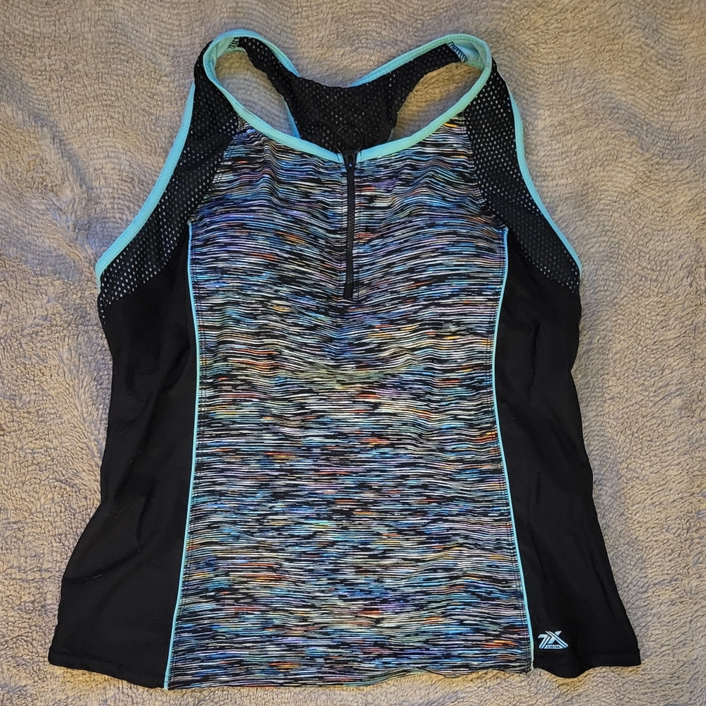 7X Brand Racerback Swim Tank Top - size 1x